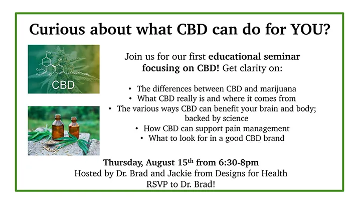 Chiropractic Campbell CA CBD Flyer