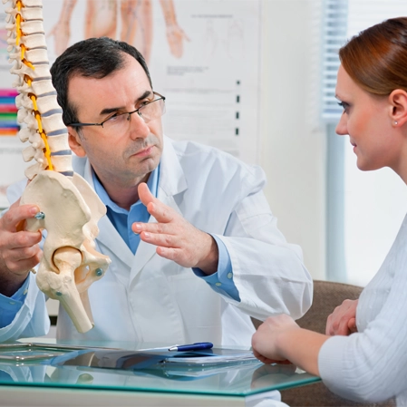 Chiropractic Campbell CA Doctor Showing A Slipped Disc