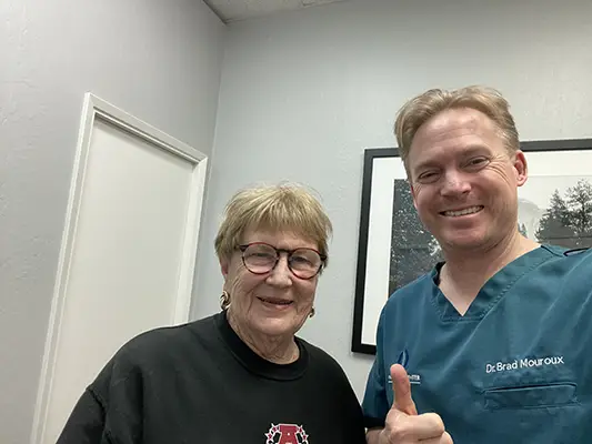 Chiropractor Campbell CA Bradley Mouroux With Kay Testimonial